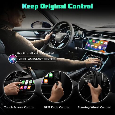 Android 13 Magic Box 2.0، ثماني النواة CarPlay اللاسلكي، محول Android Auto دفق الوسائط إلى سيارتك Netflix YouTube Disney+، Driveplexpro CarPlay Ai صندوق فيديو الوسائط المتعددة لسيارات CarPlay السلكية OEM in Kuwait