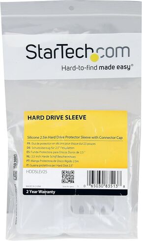 StarTech 2.5in Anti-Static HDD Protector Case, 3pk, Black (HDDCASE25BK) in Saudi Arabia