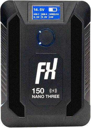 SONGING 50Wh FXLION Nano ONE-PRO Tiny V-Mount/V-Lock Battery w/Built-in Wireless Charger Type-C, D-tap, USB A, Micro USB for Cameras, Camcorders,Large LED Lights, Monitors, MacBook and Smartphone in Saudi Arabia