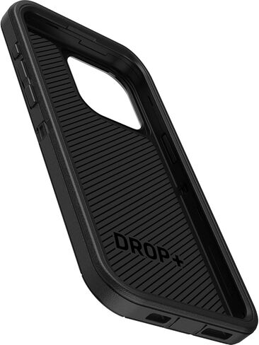 OtterBox iPhone 15 Pro MAX (Only) Defender Series Case - BLACK, screenless, rugged & durable, with port protection, includes holster clip kickstand (ships in polybag, ideal for business customers) in Saudi Arabia