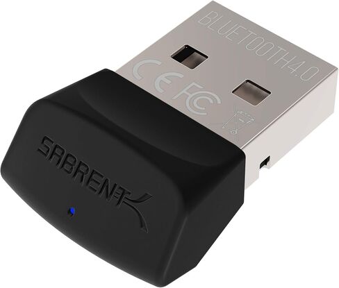 SABRENT USB Bluetooth 4.0 Micro Adapter for PC [v4.0 Class 2 with Low Energy Technology] (BT UB40) in Saudi Arabia
