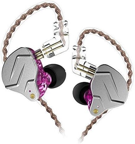 KZ ZSN PRO X Hybrid Banlance Armature with Dynamic in-Ear Earphone ERJIGO ZSNPROX 1BA+1DD HiFi Headset ZSNPRO X erabuds (with Mic, Black) in Kuwait