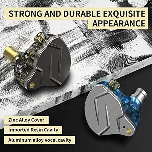 KZ ZSN PRO X Hybrid Banlance Armature with Dynamic in-Ear Earphone ERJIGO ZSNPROX 1BA+1DD HiFi Headset ZSNPRO X erabuds (with Mic, Black) in Kuwait