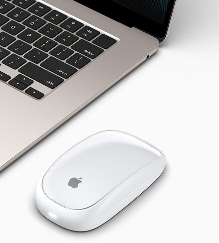 زيهو ملحقات ماوس ماجيك، قاعدة شحن مريحة للماوس السحري 2 【تتضمن حافظة تخزين】غطاء علبة شحن لاسلكي سريع لقبضة مريحة، زيادة الراحة والتحكم الكامل - ابيض in Kuwait