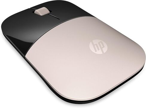 HP Z3700 G2 Wireless Mouse - Onyx Black, Sleek Portable Design fits Comfortably Anywhere, 2.4GHz Wireless Receiver, Blue Optical, for Wins PC, Laptop, Notebook, Mac, Chromebook (681R7AA#ABL) in Saudi Arabia