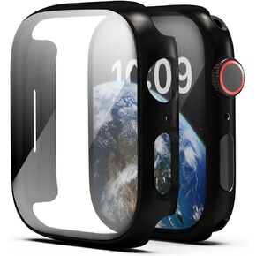 2 Pack Hard PC Case for Apple Watch Ultra 3 (2025)/ Ultra 2 / Ultra Screen Protector 49mm, with 9H Tempered Glass, Full Protective Cover for iWatch Ultra 49mm, Orange in Kuwait