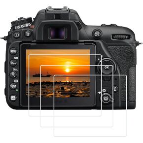واقي شاشة LCD من الزجاج المقوى PCTC متوافق مع كاميرا DSLR نيكون D7500 غطاء واقي (3 حزم) in Kuwait