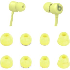 ALXCD أطراف أذن بديلة لسماعات Beats Flex اللاسلكية، S/M/L/D 4 مقاسات 4 أزواج من وسائد الأذن المصنوعة من السيليكون الناعم، مناسبة لسماعات Beats Flex، 4 أزواج (رمادي) in Kuwait