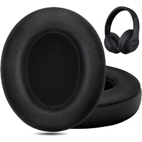 Professional Headphone Replacement Ear Pads for Beats Studio 2 & 3 (B0501, B0500) Wired & Wireless | Does NOT Fit Beats Solo, Enhanced Foam, Luxurious PU Leather (Red)