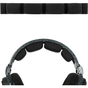 Geekria Mesh Fabric Headband Pad Compatible with Sennheiser HD600, HD580, HD650, HD660S Headphones, Replacement Band, Headset Head Top Cushion Cover Repair Part (Black) in Kuwait