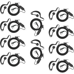 سماعة أذن ووكي توكي مطورة مع ميكروفون لـ Baofeng BF-888S UV-5R Arcshell AR-5 Retevis H-777 Ansoko A-8S Greaval GV-8S (عبوة من قطعتين) in Kuwait