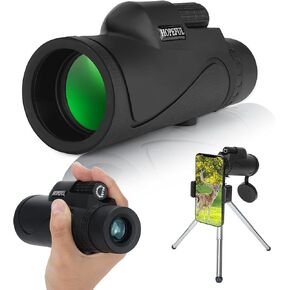 POKSAUAE 40 × 60 مناظير أحادية قابلة للتعديل مقاومة للماء ومضادة للضباب مع حامل ثلاثي القوائم داعم، مجلد عالمي للهاتف المحمول، حقيبة تخزين، أدوات جديدة، تصفية هدية للرجال in Kuwait