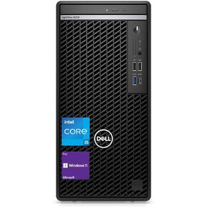 كمبيوتر سطح المكتب طراز OptiPlex 5000 من Dell، الجيل الثاني عشر من Intel Core i5-12500، ذاكرة الوصول العشوائي 16 جيجابايت، 512 جيجابايت PCIe SSD، DVD، RJ-45، DP، واي فاي، لوحة مفاتيح سلكية وماوس، Windows 11 Pro، أسود in Kuwait