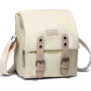 Cwatcun Canvas Sling Bag, Retro Crossbody for Mirrorless in Saudi Arabia
