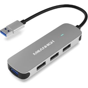 محور USB C متوسط ​​4 منافذ USB 3.0 لأجهزة الكمبيوتر المحمول USB 2.0 منفذ موسع متعدد الفاصل للكمبيوتر نوع C دونجل لأجهزة MacBook Mac Air iPad PC Flash Drive Mobile HDD in Kuwait