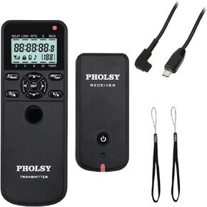 PHOLSY Wireless Timer for Sony Remote Control with Intervalometer HDR | For Sony a1, a9, 9M2, a7M4, a7M3, a7RM2, a7RM3, a7RM4, a3500, a6600, a6500, a6400, a6100, RX100M4, RX100M6, RX100M7, RX10M4 in Saudi Arabia