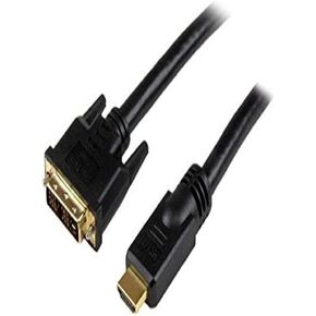 StarTech 15ft HDMI to DVI-D Cable, Male to Male (HDMIDVIMM15) | HDMI to DVI Converters, HDMI to DVI Adapter in Saudi Arabia