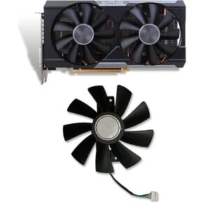 Cavabien 100mm GAA8B2U/GAA8S2U 4Pin GPU Fan VGA Cooler Fans for Sapphire R9 380 380X 2g/4G D5 مروحة استبدال بطاقة الرسومات (مفردة) in Kuwait