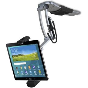 2-in-One Mount Stand – CTA Multi-Flex Tablet Stand and Mount Installs on Walls or Folds for iPad 10th Gen 10.9" - iPad 7/8/9 Gen 10.2" - iPad Air 4 - iPad Pro 11" - Galaxy Tab S3 - Silver (PAD-KMSB) in Saudi Arabia