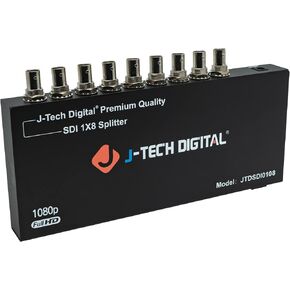 J-Tech Digital SDI Splitter | 1 Input, 4 Outputs | Supports 1320ft. | Compatible with SD, HD, 3G-SDI for Cameras, Monitors in Saudi Arabia