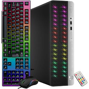 HP Desktop ProDesk 600 G5 SFF, Core i5-9500 3.0GHz, 16GB RAM, 512GB SSD, WiFi, BT, Including Mouse&Keyboard, Windows 11 Pro, Black (Renewed) in Kuwait