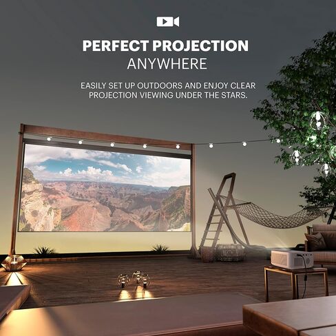KODAK FLIK X10 Full HD Multimedia Projector | Mini Portable Compact Home Theater System with Remote Control, Native 1080p Video Projection & HDMI Cable | Watch Movies from iPhone, Laptop, Roku & More in Kuwait