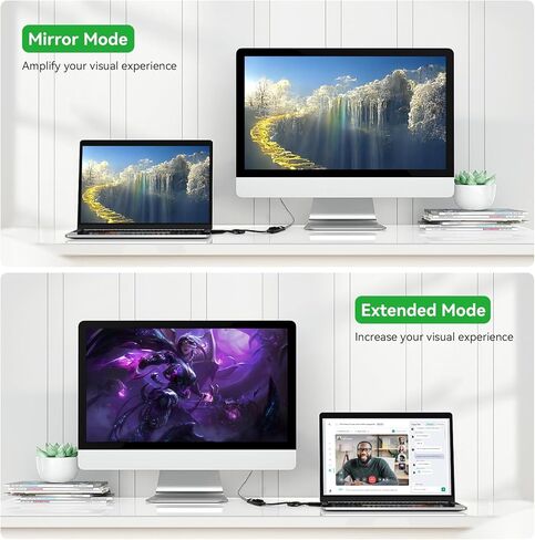 محول ELUTENG HDMI إلى DisplayPort 4K@60 هرتز HDMI ذكر إلى DP أنثى محول كابل 3 في 1 مع طاقة USB A متوافقة مع الكمبيوتر والشاشة وPS4 وXbox in Kuwait