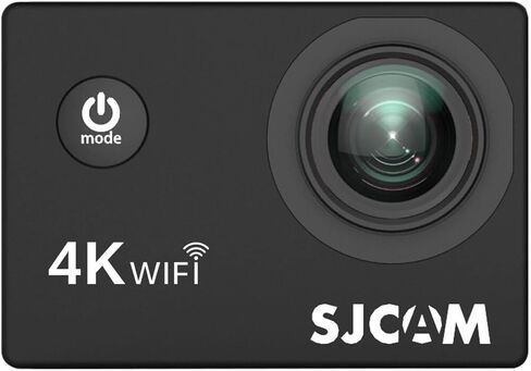 SJCAM Original SJ4000 Air 4K Wi-Fi Action Camera 16MP كاميرا فيديو DV مقاومة للماء 170 درجة زاوية واسعة LCD - أسود in Kuwait