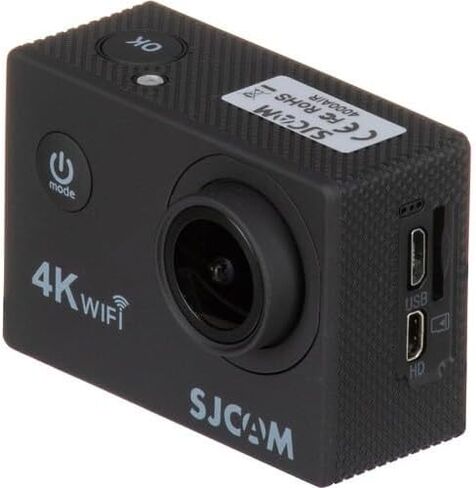 SJCAM Original SJ4000 Air 4K Wi-Fi Action Camera 16MP كاميرا فيديو DV مقاومة للماء 170 درجة زاوية واسعة LCD - أسود in Kuwait