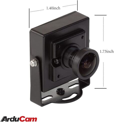 Arducam 16MP Autofocus USB Camera with Mini Metal Case, 1/2.8" IMX298 Mini UVC USB2.0 4K Video Webcam with Microphone, 3.3ft/1m Cable for Windows, Linux, Android, and Mac OS in Kuwait