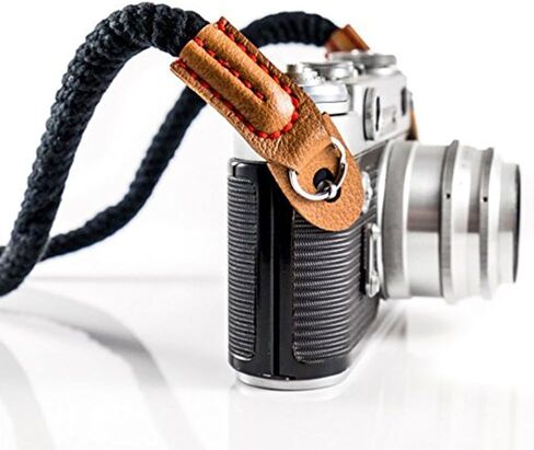 Camera Rope Strap 100cm Soft Cotton Camera Strap Vintage Neck Shoulder Belt Strap for Mirrorless and DSLR Camera. (Red) in Saudi Arabia