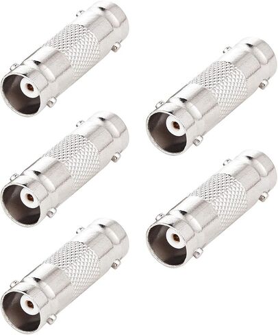 RFAdapter BNC Female to Female, 2-Pack BNC Barrel Connector Coupler, Extend Cables on CCTV Camera Survelliance System in Kuwait