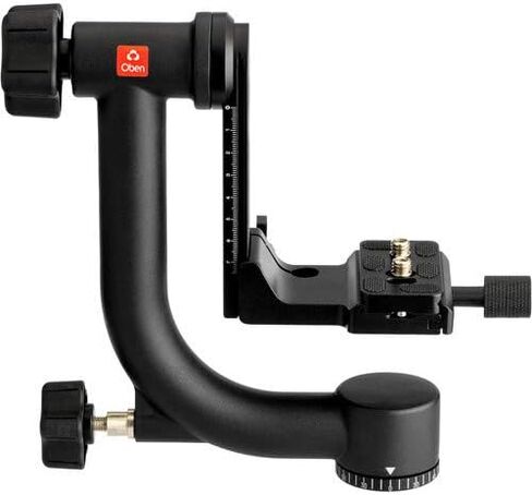 Oben GH-30 Gimbal Head with Arca-Type Quick Release Plate - Heavy-Duty 360-Degree Panoramic DSLR Camera Gimbal Tripod Head - Rugged Gimbal for DSLR Cameras Up to 44 lbs in Saudi Arabia