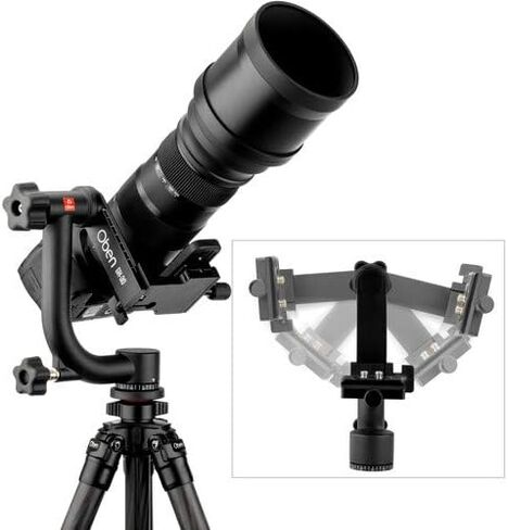 Oben GH-30 Gimbal Head with Arca-Type Quick Release Plate - Heavy-Duty 360-Degree Panoramic DSLR Camera Gimbal Tripod Head - Rugged Gimbal for DSLR Cameras Up to 44 lbs in Saudi Arabia