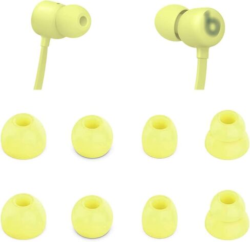 ALXCD أطراف أذن بديلة لسماعات Beats Flex اللاسلكية، S/M/L/D 4 مقاسات 4 أزواج من وسائد الأذن المصنوعة من السيليكون الناعم، مناسبة لسماعات Beats Flex، 4 أزواج (رمادي) in Kuwait