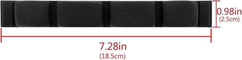 Geekria Mesh Fabric Headband Pad Compatible with Sennheiser HD600, HD580, HD650, HD660 S, Headphones Replacement Band, Headset Head Cushion Cover Repair Part (Black) in Saudi Arabia