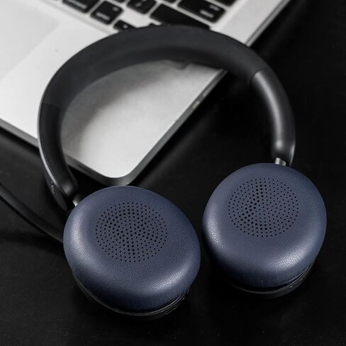 SOULWIT Ear Cushions for Jabra Evolve2 65, Elite 45h - Black | Earpads for Evolve2 65(UC/MS), Evolve2 40(UC/MS/USB), Elite 45h On-ear Headphones in Kuwait