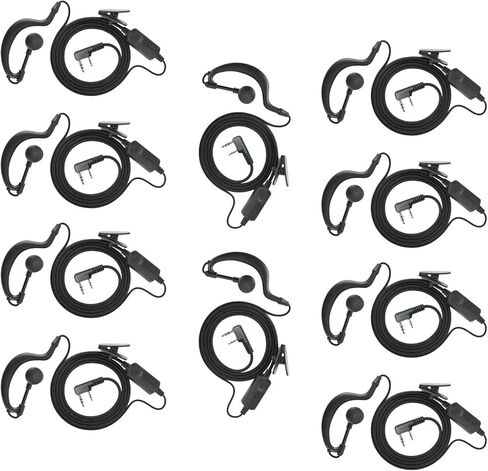 Upgraded Walkie Talkie Earpiece with Microphone for Baofeng BF-888S UV-5R Arcshell AR-5 Retevis H-777 A-8S Greaval GV-8S(Pack of 2) in Saudi Arabia
