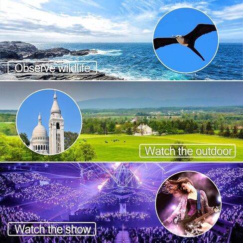 ENVYSOOP 80x100 Monoculars for Adults High Powered, HD Monocular Telescope with Smartphone Adapter & Tripod, BAK-4 Prism Compact Monocular for Bird Watching Wildlife Hunting Hiking Camping - Black in Kuwait