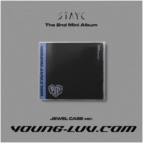 stayc Young-LUV.COM 2nd Mini Album Jewel Case Version CD+16p Random PhotoBook+1p PhotoCard+Tracking Kpop Sealed in Saudi Arabia