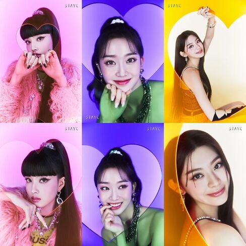 stayc Young-LUV.COM 2nd Mini Album Jewel Case Version CD+16p Random PhotoBook+1p PhotoCard+Tracking Kpop Sealed in Saudi Arabia