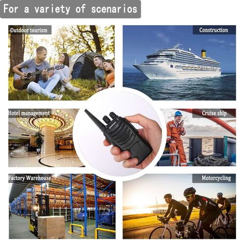 pxton 20 حزمة أجهزة اتصال لاسلكية طويلة المدى مع سماعة رأس، أجهزة اتصال لاسلكية للبالغين، أجهزة راديو محمولة ثنائية الاتجاه قابلة لإعادة الشحن تتضمن بطارية ليثيوم أيون وقاعدة شاحن in Kuwait