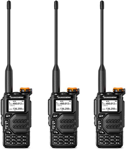 UV-K5 Dual Band Radio 5 Watt Output Portable Two-Way Radio with NOAA Weather Alert Walkie Talki FM (2pcs) in Kuwait