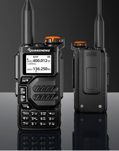 UV-K5 Dual Band Radio 5 Watt Output Portable Two-Way Radio with NOAA Weather Alert Walkie Talki FM (2pcs) in Kuwait