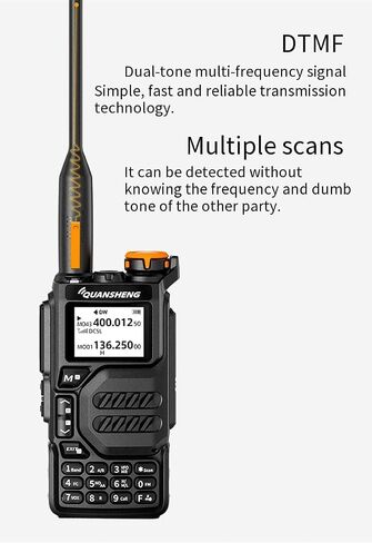UV-K5 Dual Band Radio 5 Watt Output Portable Two-Way Radio with NOAA Weather Alert Walkie Talki FM (2pcs) in Kuwait