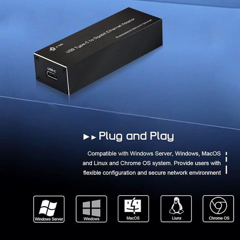 USB 3.0 to 2.5Gb Gigabits Ethernet NIC Network Adaptor, 10/100/1000M/2.5Gbps Type-C to RJ45 LAN Laptop Network Card Compatible with Windows Server/Windows/Linux in Kuwait