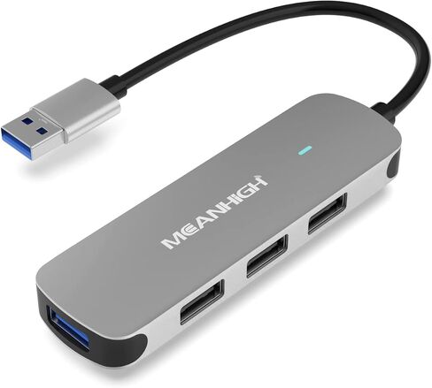محور USB C متوسط ​​4 منافذ USB 3.0 لأجهزة الكمبيوتر المحمول USB 2.0 منفذ موسع متعدد الفاصل للكمبيوتر نوع C دونجل لأجهزة MacBook Mac Air iPad PC Flash Drive Mobile HDD in Kuwait
