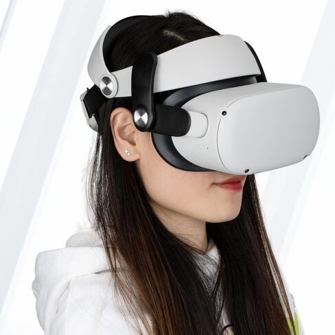 ام في اي او اي اي وسادة وجه من الجلد الصناعي خفيفة الوزن وقابلة للغسل ومضادة للتسرب ومضادة للتسرب مناسبة لميتا/اوكولوس كويست 2 (لون اسود) in Kuwait