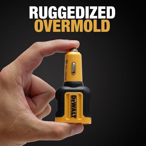 DEWALT 2-Port USB Car Charger — 24W Fast Charge Dual Port USB-A for iPhone 14 13 12 11 Pro Max X XR XS 8 Plus 6s iPad — Compatible with Samsung Galaxy S22 S21 S10 Plus S7 GPS in Saudi Arabia