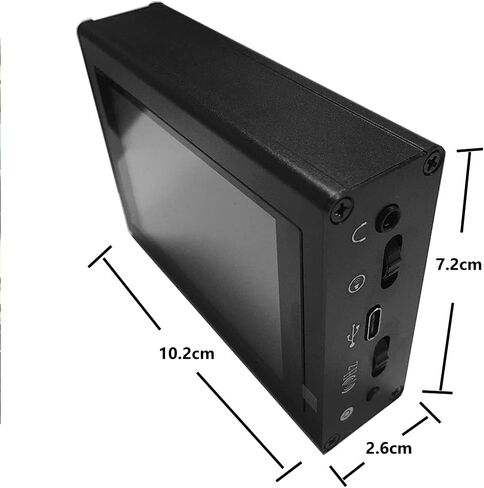 جهاز استقبال V4 1.10d Malachite SDR مطور 50 كيلو هرتز - 2000 ميجا هرتز 2 جيجا هرتز مسجل DSP HAM Malahit صوت جميل مع شاشة لمس 3.5 بوصة من سبائك الألومنيوم in Kuwait